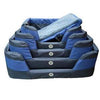 Bono Fido Stay Dry Basket Dog Bed Blue Extra Extra Large-Habitat Pet Supplies