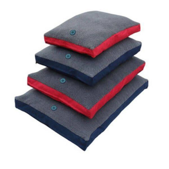 Bono Fido Winter Stay Dry Futon Dog Bed Blue Small