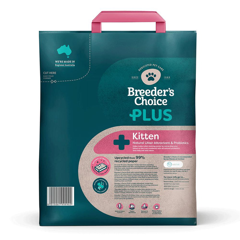 Breeders Choice Plus Kitten Litter 10L ^._.^