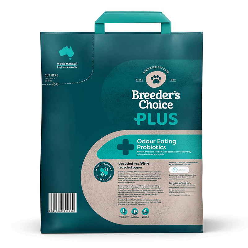 Breeders Choice Plus Probiotic Cat Litter 10L