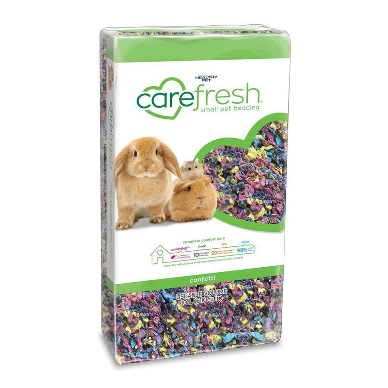 Carefresh Complete Comfort Care Confetti Paper Small Pet Bedding 10 Litre-Habitat Pet Supplies