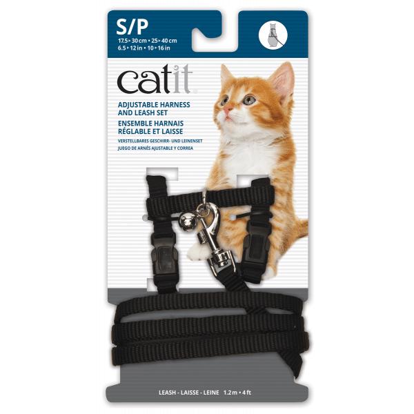 Catit Cat and Kitten Harness with Lead Small-Habitat Pet Supplies