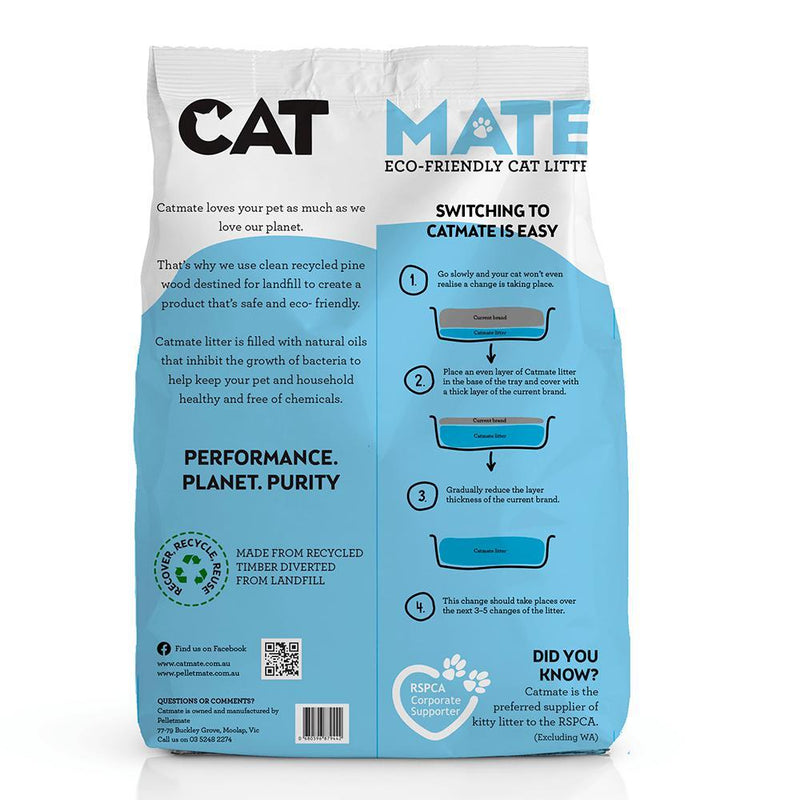 Catmate Eco-Friendly Wood Pellet Cat Litter 7kg