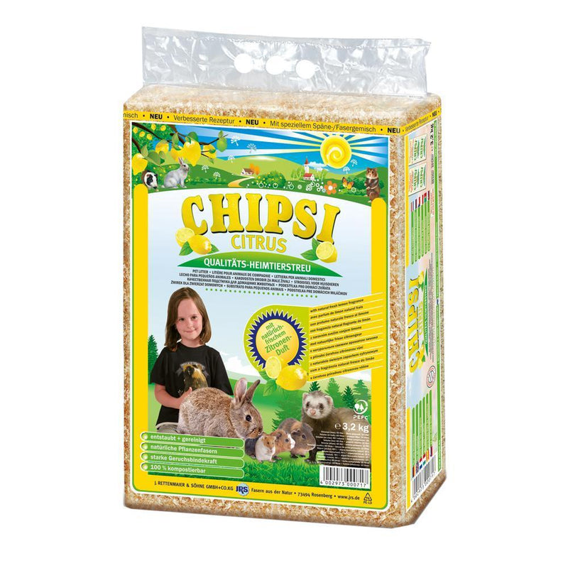 Chipsi Citrus Softwood Small Animal Bedding 3.2kg-Habitat Pet Supplies