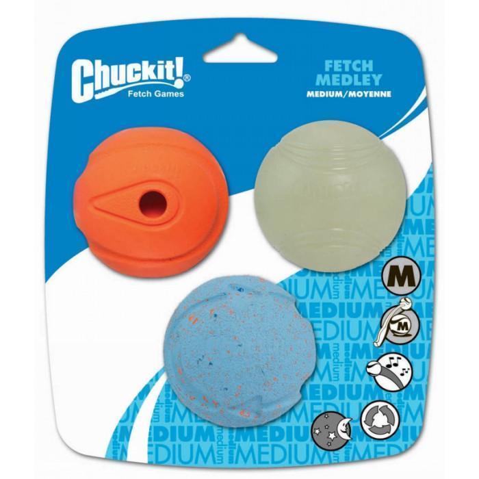 Chuckit Fetch Medley Dog Toy Set-Habitat Pet Supplies