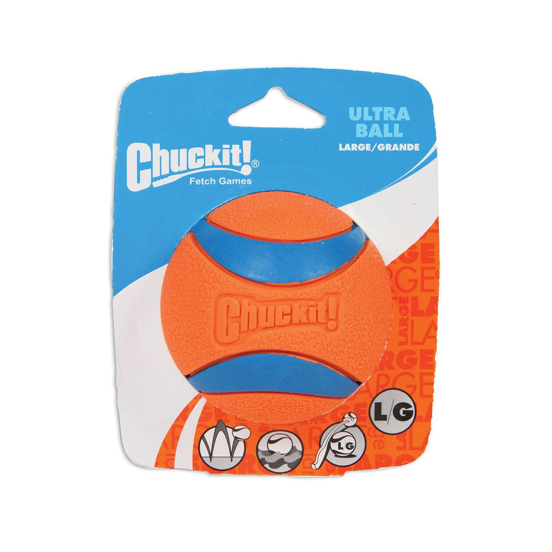 Chuckit Ultra Ball Large Dog Toy-Habitat Pet Supplies