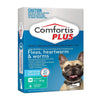 Comfortis Plus Flea Heartworm and Worming Chews for Dogs 9-18kg Green 6 Pack-Habitat Pet Supplies