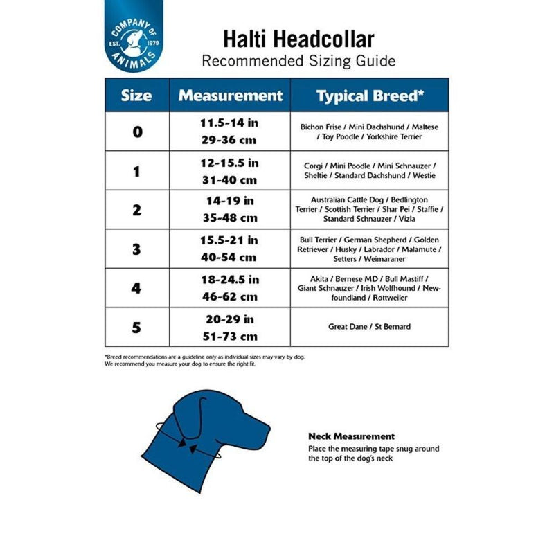 Company of Animals Halti Dog Headcollar Size 1