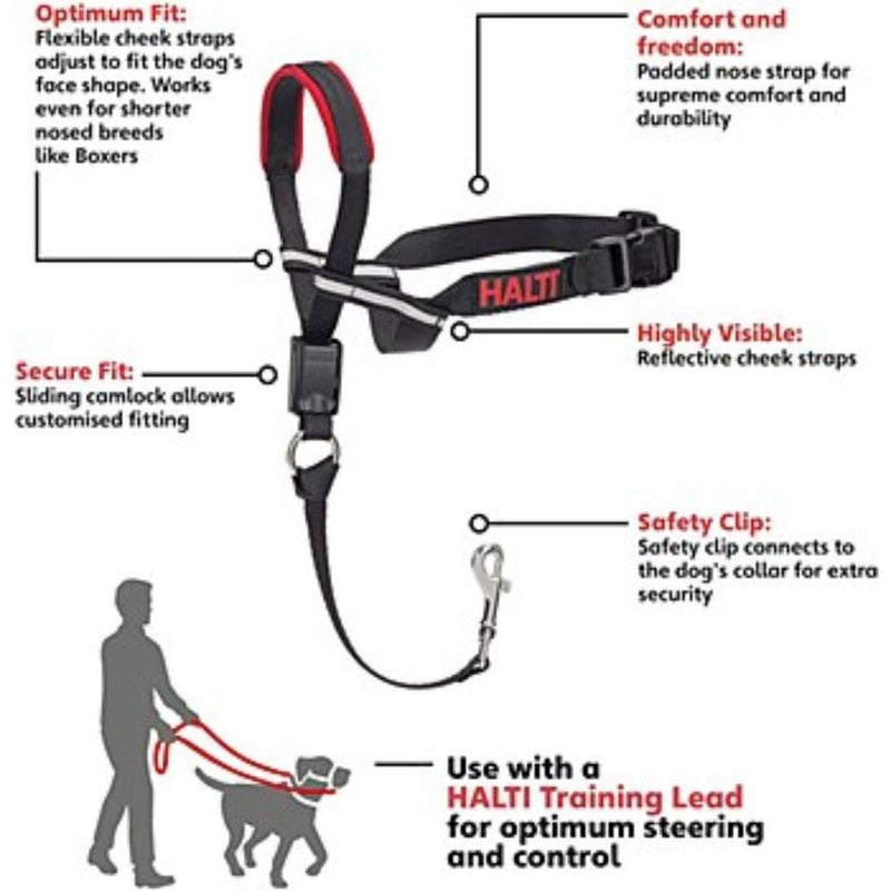 Company of Animals Halti OptiFit Dog Headcollar Large