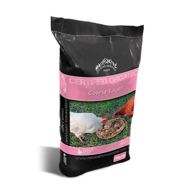 Country Heritage Organic Free Range Coarse Layer Grain Mix 20kg-Habitat Pet Supplies