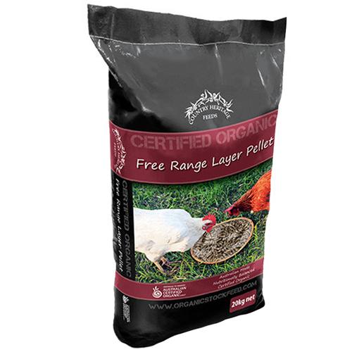Country Heritage Organic Free Range Layer Mash 20Kg