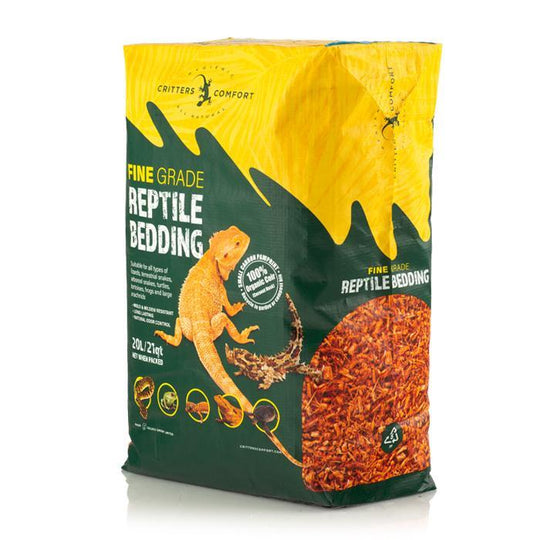 Critters Comfort Reptile Bedding Fine Grade 20L