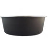 Delisio Design Stainless Steel Dog Bowl Black Extra Large-Habitat Pet Supplies