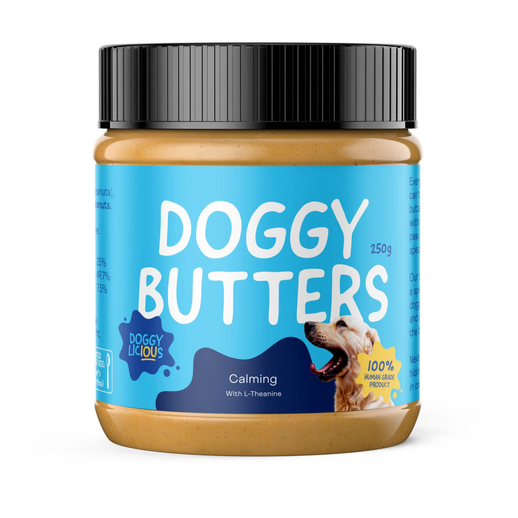 Doggylicious Calming Doggy Peanut Butter 250g^^^-Habitat Pet Supplies