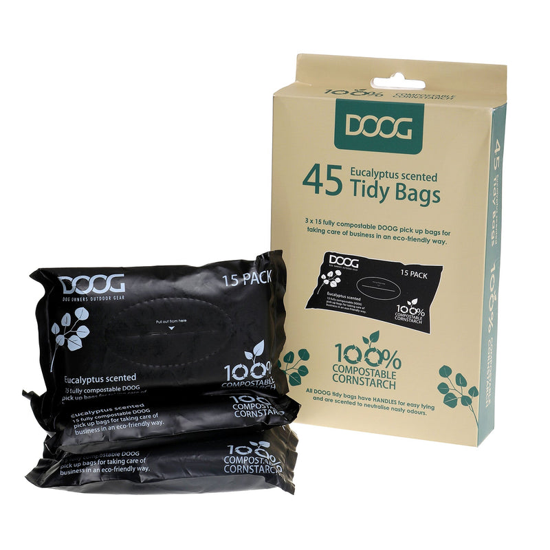 Doog Compostable Dog Poop Bags 45 Pack (+_+)