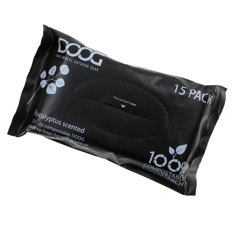 Doog Compostable Dog Poop Bags 45 Pack (+_+)