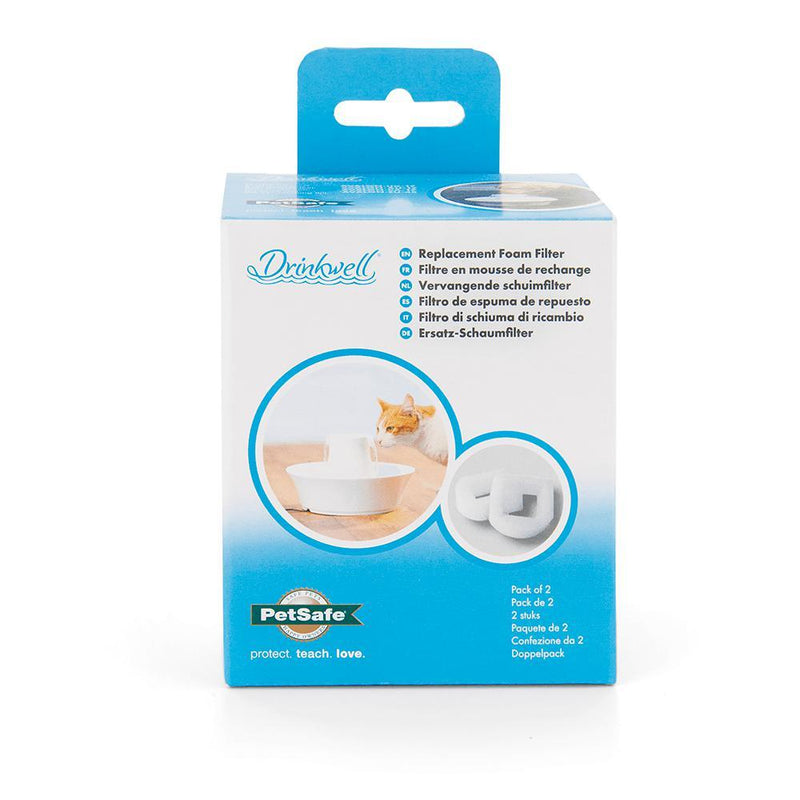 Drinkwell Replacement Foam Filter 2 Pack-Habitat Pet Supplies