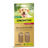 Drontal Allwormer Chewables for Large Dogs 10-35kg 2 Pack-Habitat Pet Supplies