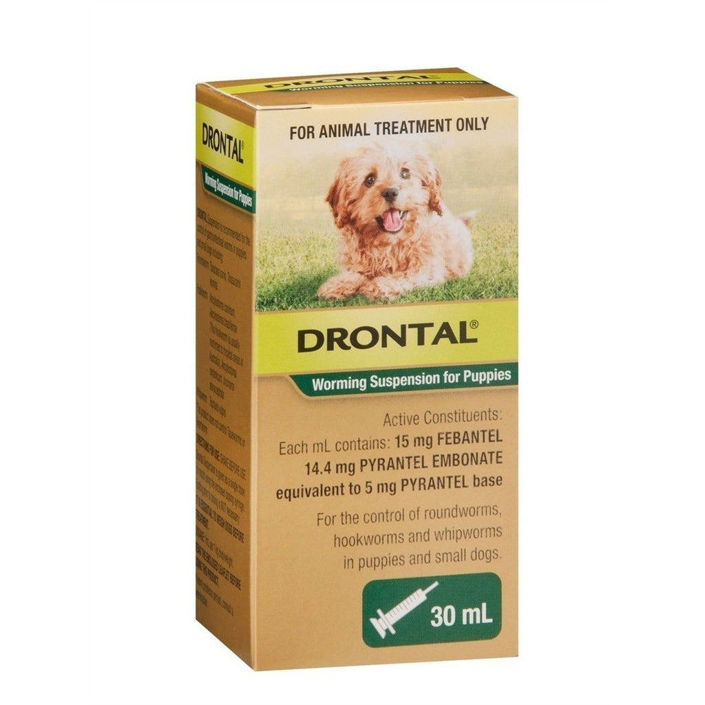 Drontal Worming Suspension for Puppies 30ml-Habitat Pet Supplies