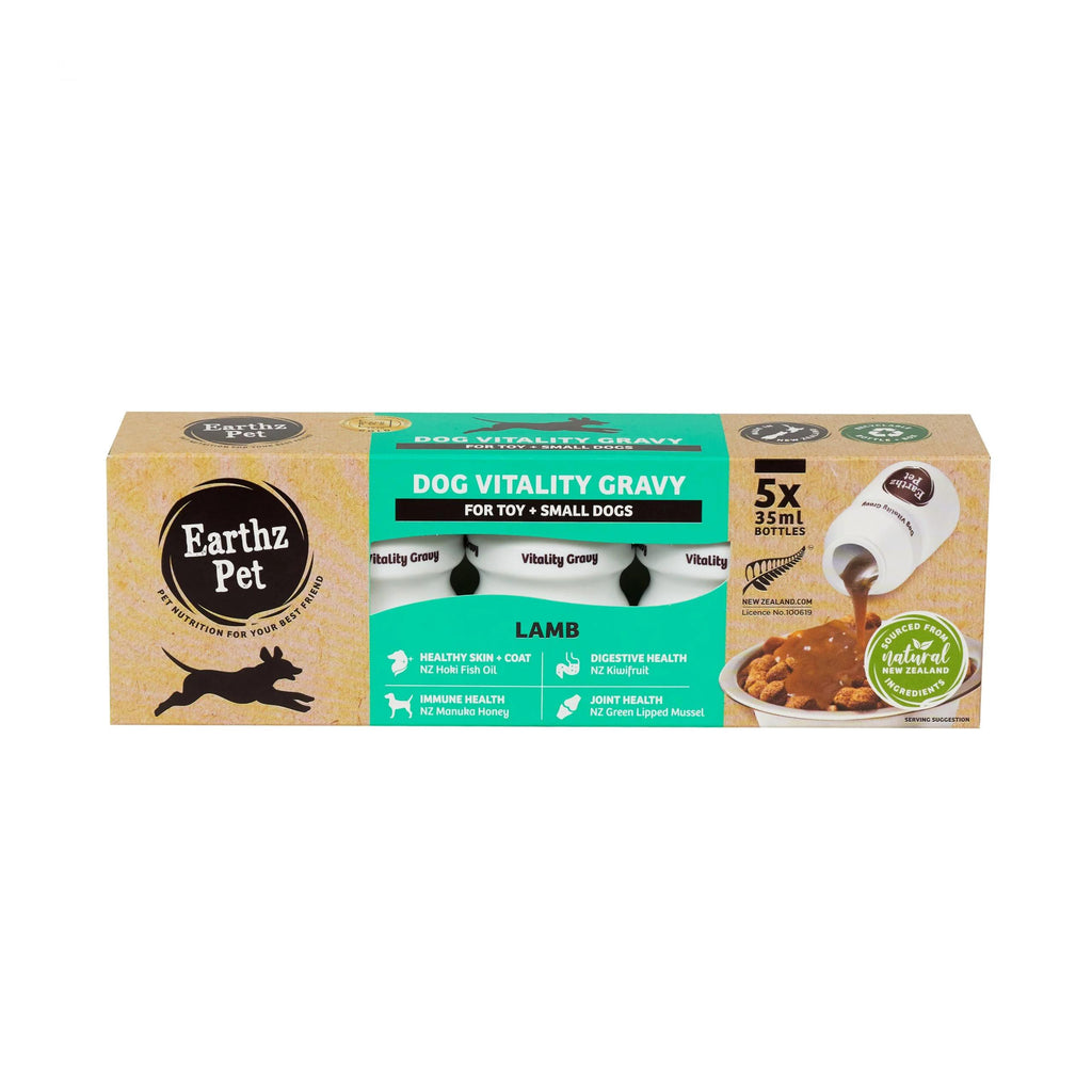 Earthz Pet Vitality Lamb Gravy for Toy and Small Dogs 35ml x 5***-Habitat Pet Supplies
