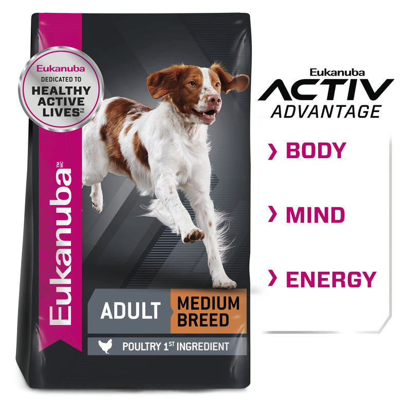 Eukanuba Dog Adult Medium Breed Dry Food 15kg^^^