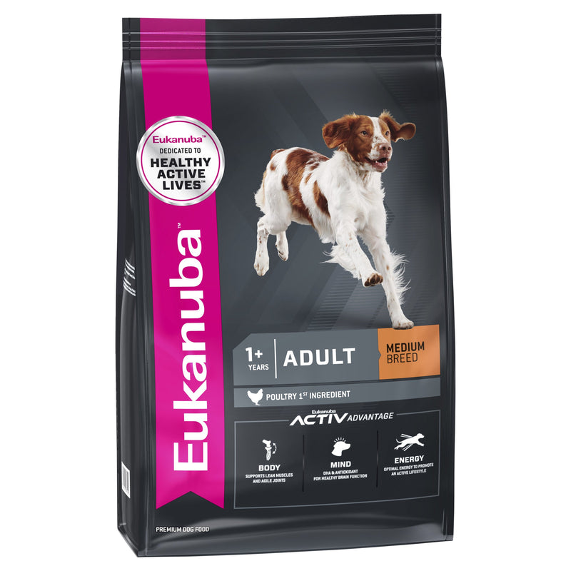 Eukanuba Dog Adult Medium Breed Dry Food 15kg^^^-Habitat Pet Supplies