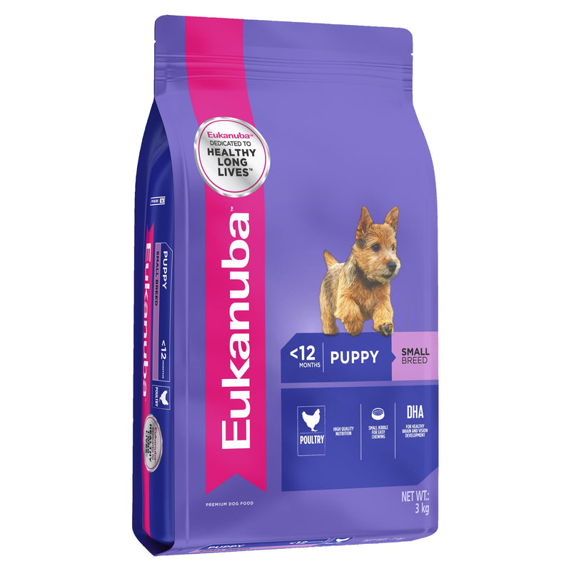 Eukanuba Dog Puppy Small Breed Dry Food 3kg-Habitat Pet Supplies