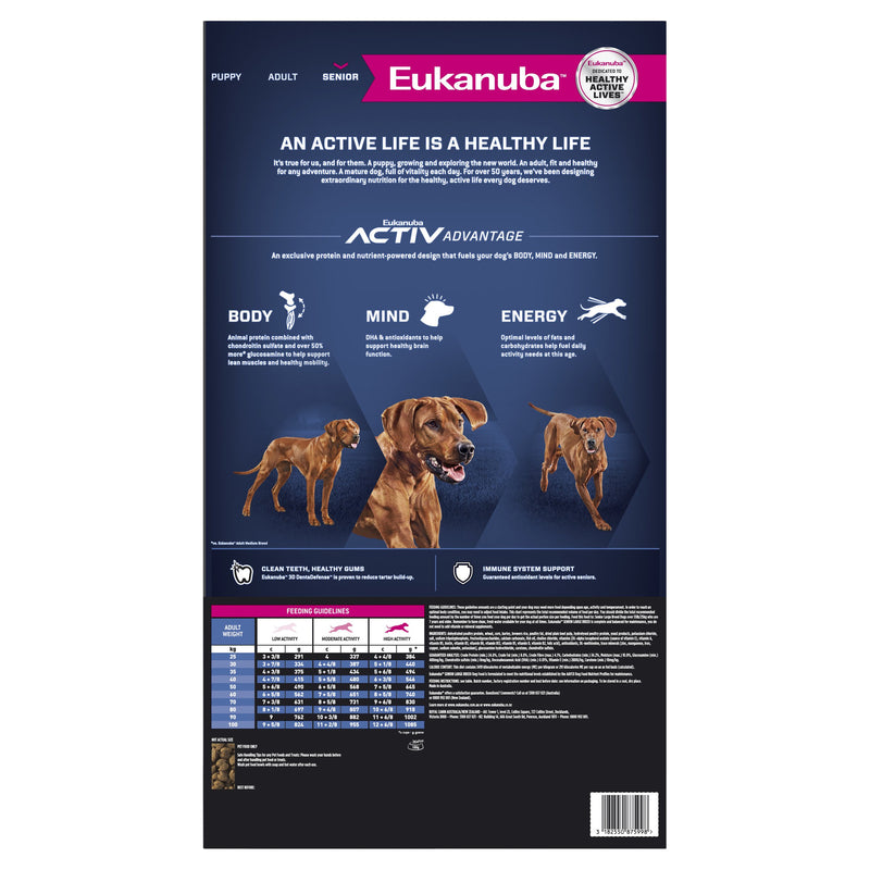 Eukanuba Dog Senior Large Breed Dry Food 14kg