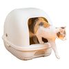 Ezi-LockOdour Dual Layer Cat Litter System Hooded Cat Litter Tray-Habitat Pet Supplies