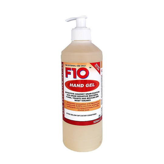 F10 Veterinary Disinfectant Hand Gel 500ml