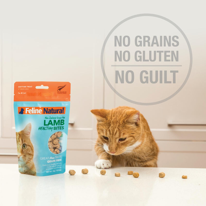 Feline Natural Beef Healthy Bites Freeze Dried Cat Treats 50g