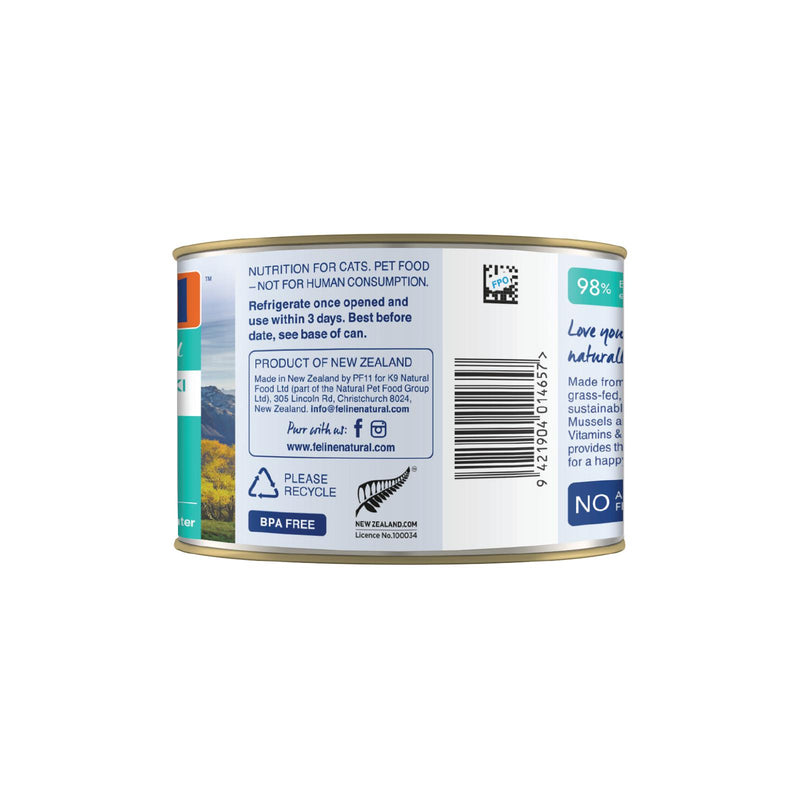 Feline Natural Beef and Hoki Feast Wet Cat Food 170g (+_+)