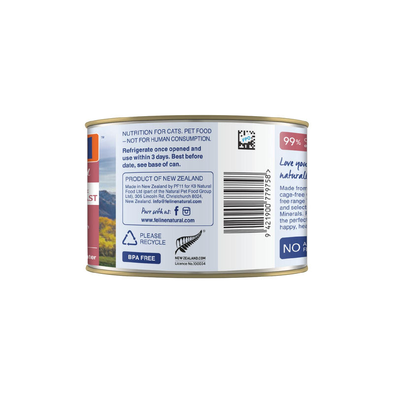 Feline Natural Chicken and Venison Feast Wet Cat Food 170g x 12 (+_+)