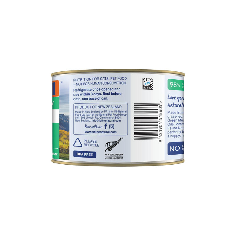 Feline Natural Lamb Feast Wet Cat Food 170g x 12 (+_+)