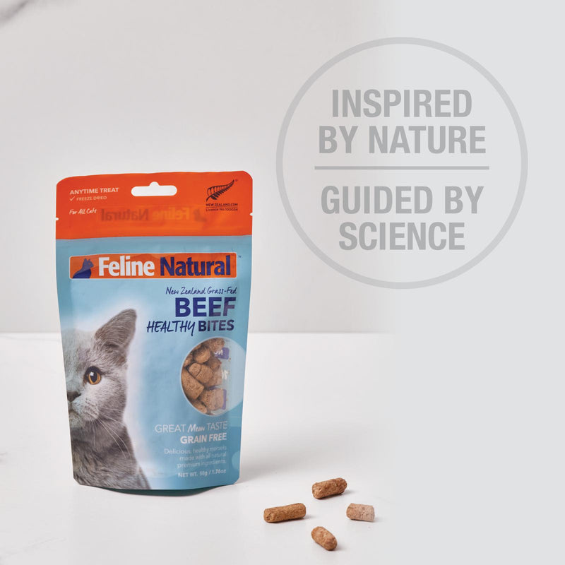 Feline Natural Lamb Healthy Bites Freeze Dried Cat Treats 50g
