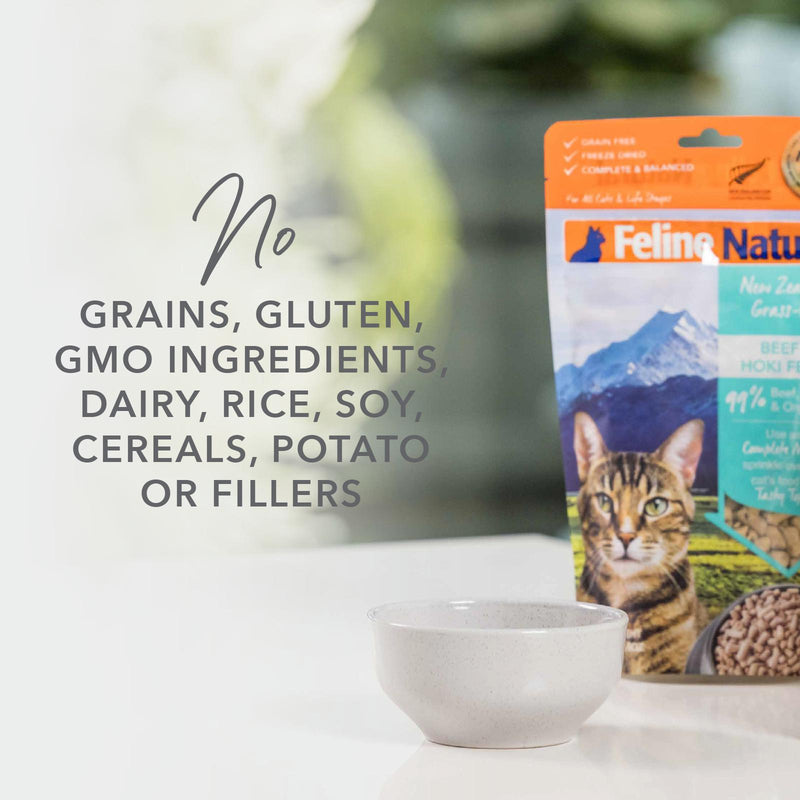 Feline Natural Lamb and Salmon Feast Freeze Dried Cat Food 100g (+_+)