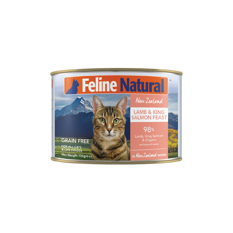Feline Natural Lamb and Salmon Feast Wet Cat Food 170g x 12 (+_+)-Habitat Pet Supplies