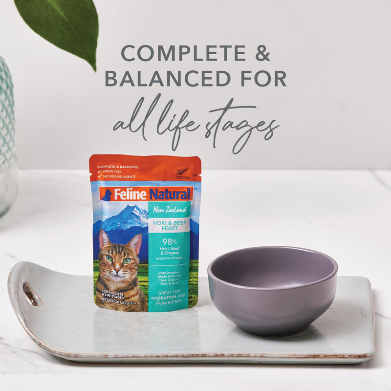 Feline Natural Variety Box Wet Cat Food 85g x 12 (+_+)