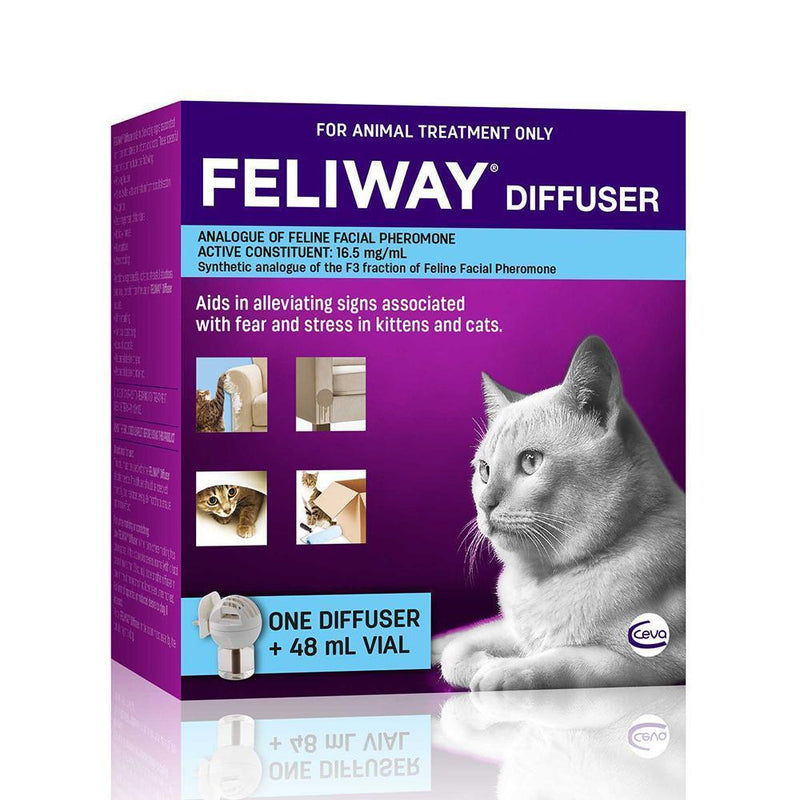 Feliway Pheromone Diffuser and Refill for Cats 48ml-Habitat Pet Supplies