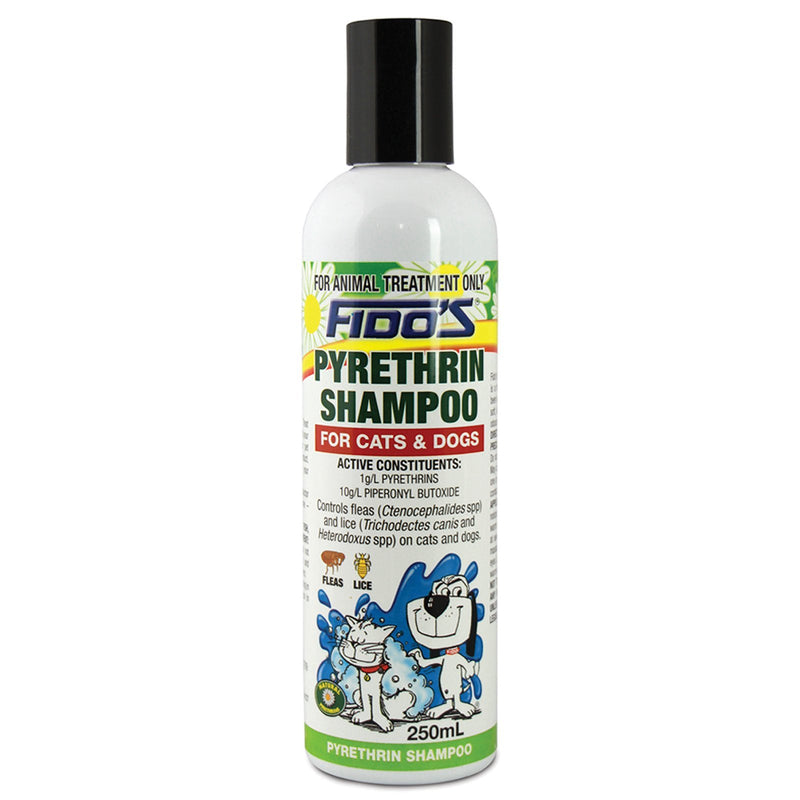 Fidos Pyrethrin Shampoo 250ml-Habitat Pet Supplies