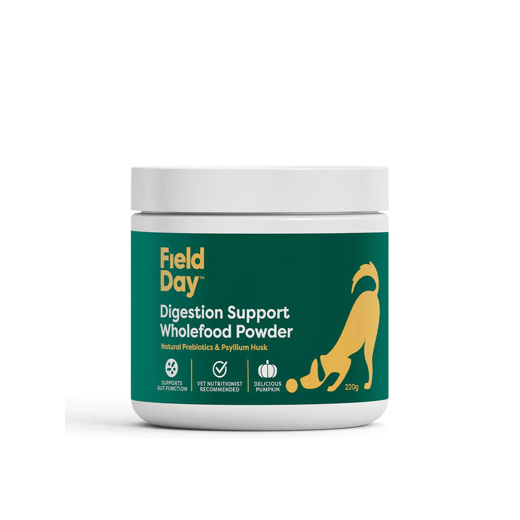Field Day Digestion Support Wholefood Powder Supplement 220g-Habitat Pet Supplies