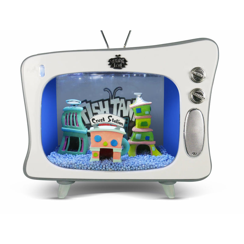 Fish Tank TV Grey/White 15 Litres