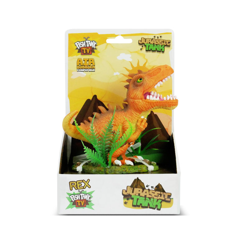 Fish Tank TV Jurassic Land Rex