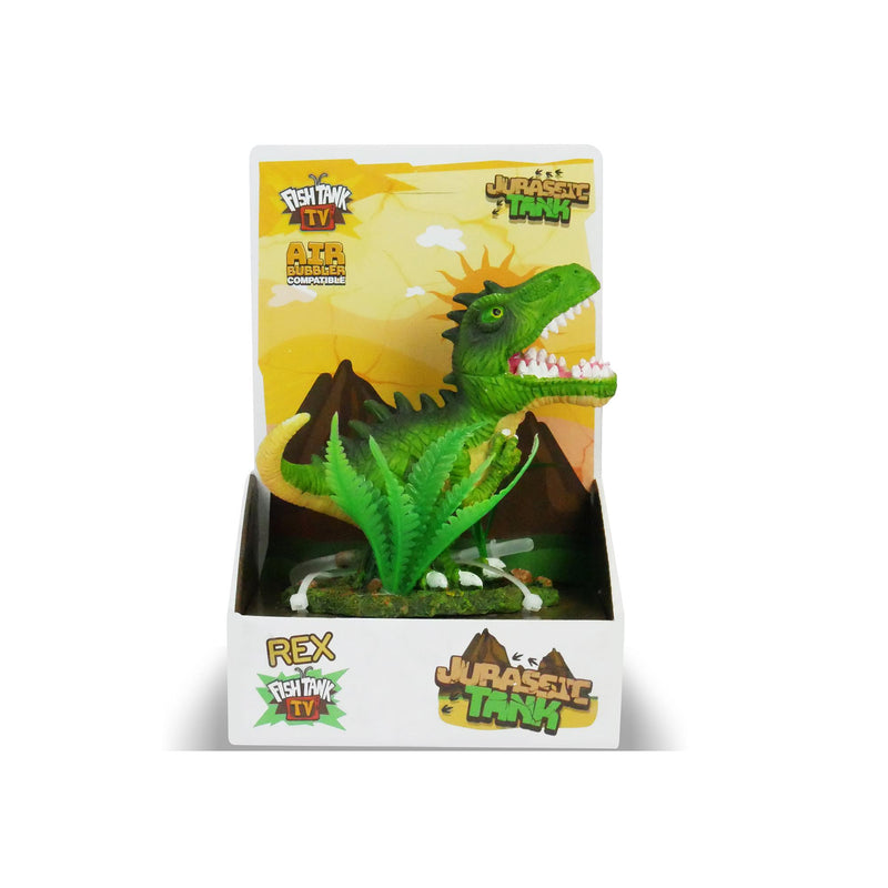 Fish Tank TV Jurassic Land Rex-Habitat Pet Supplies