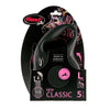 Flexi Classic Tape Retractable Dog Lead Black Large 5m