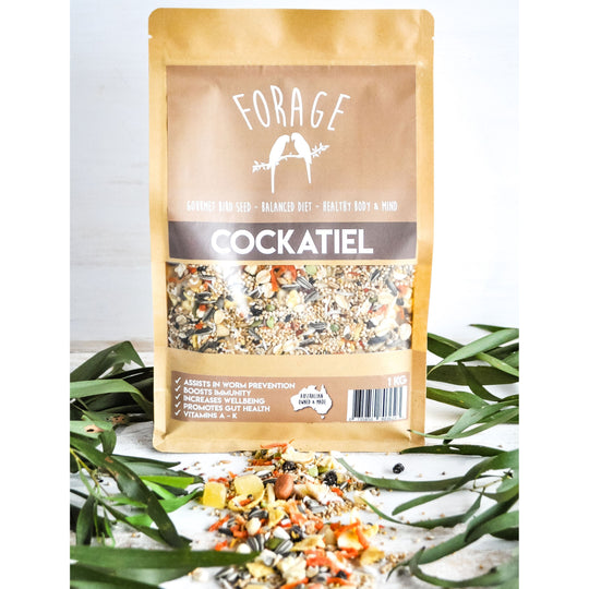 Forage Cockatiel Gourmet Bird Seed 1kg