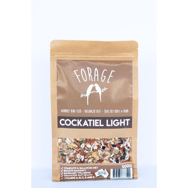 Forage Cockatiel Light Gourmet Bird Seed 500g-Habitat Pet Supplies