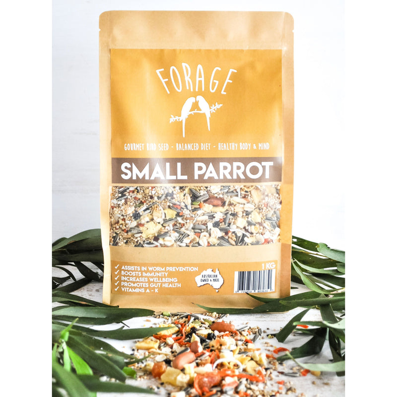 Forage Small Parrot Gourmet Bird Seed 1kg-Habitat Pet Supplies
