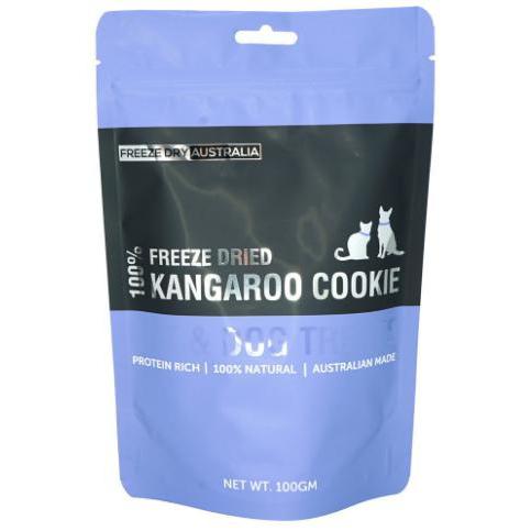 Freeze Dry Australia Kangaroo Cookie Natural Treats for Cats and Dogs 100g-Habitat Pet Supplies