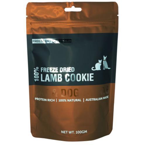 Freeze Dry Australia Lamb Cookie Natural Treats for Cats and Dogs 100g-Habitat Pet Supplies